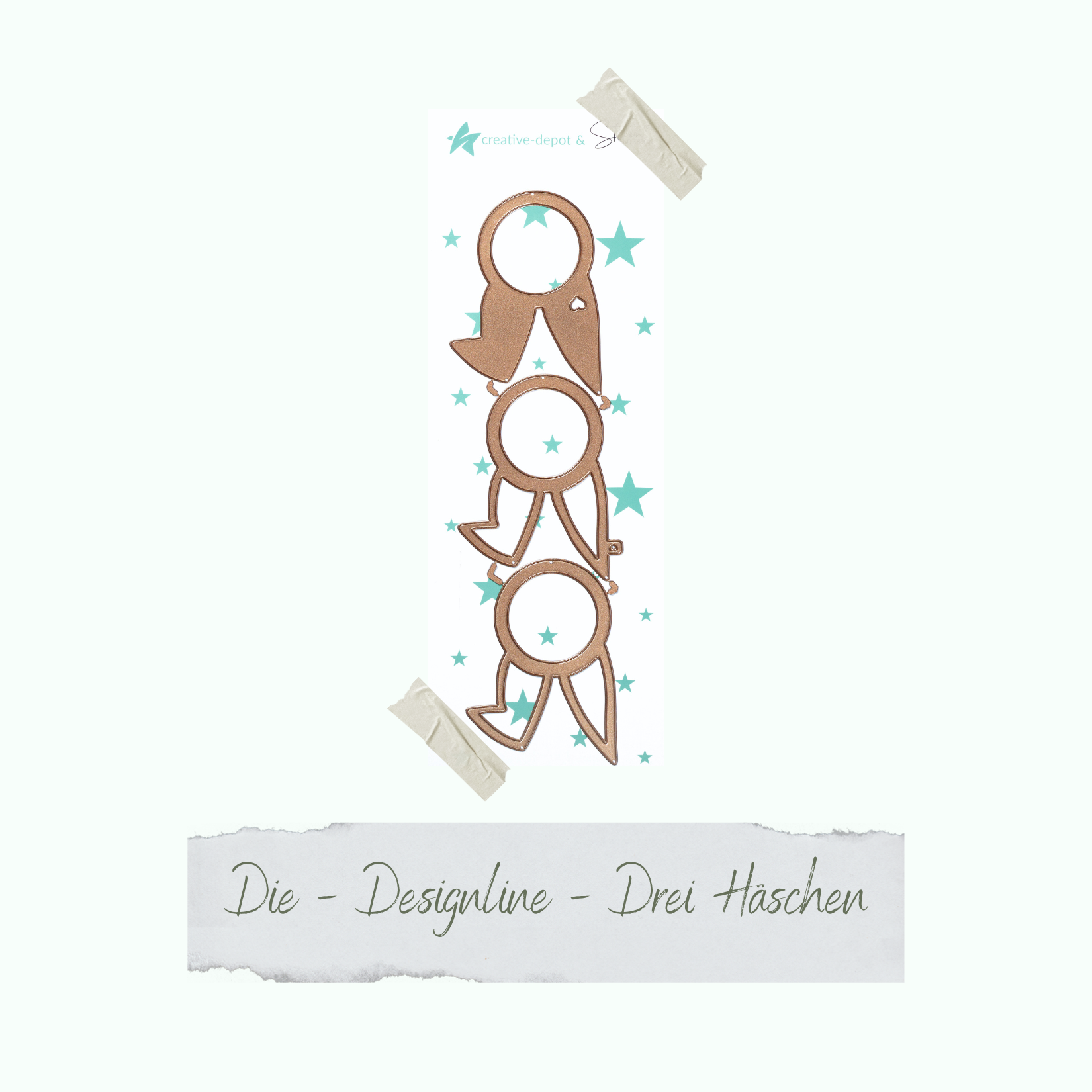 Die - Designline - Drei Häschen Die - Designline - Drei Häschen