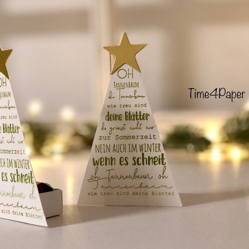 Stempelset - Designlinie - Carolas Weihnachtsmelodien III- Oh Tannenbaum