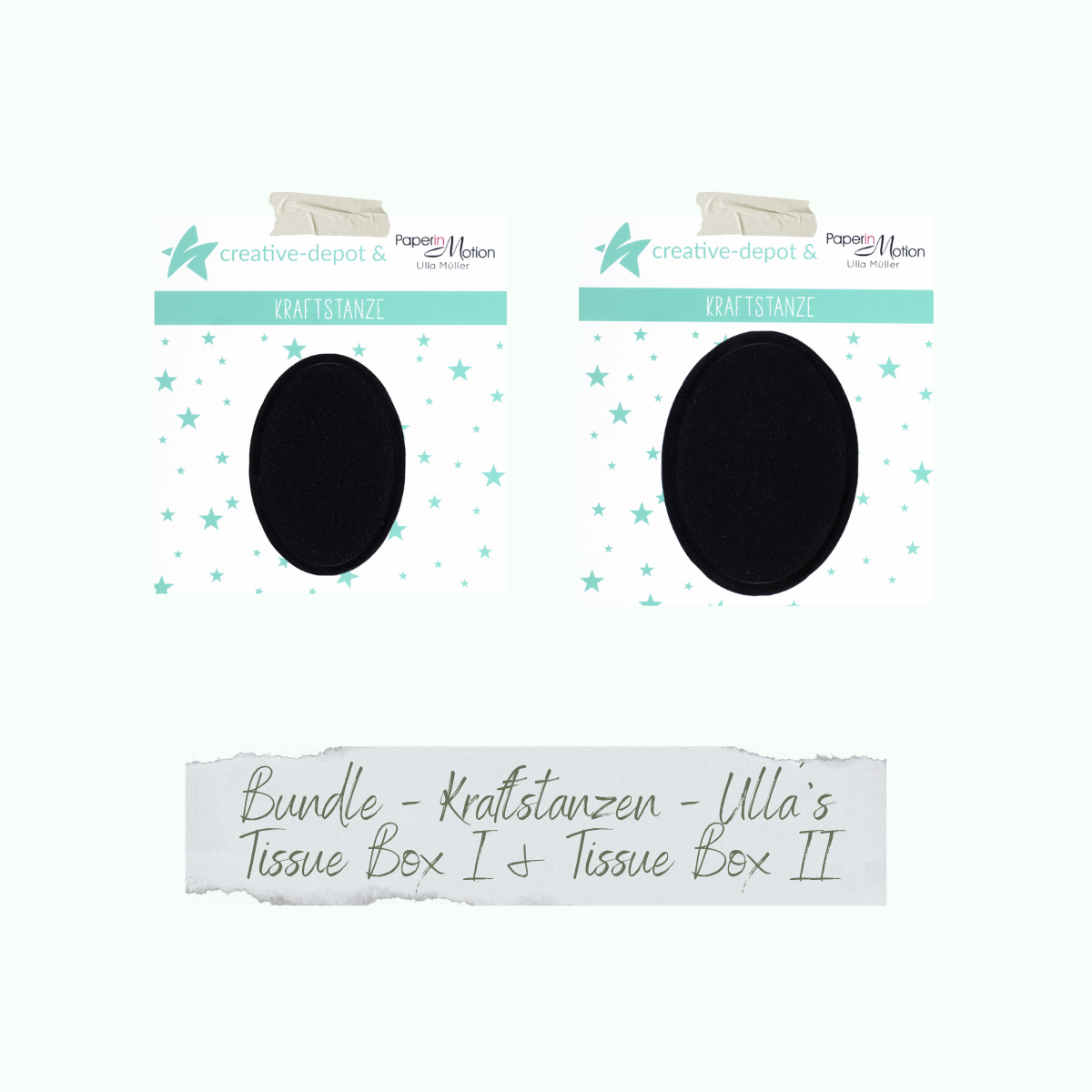 Bundle - Kraftstanzen - Ulla´s Oval - Tissue Box I & Tissue Box II