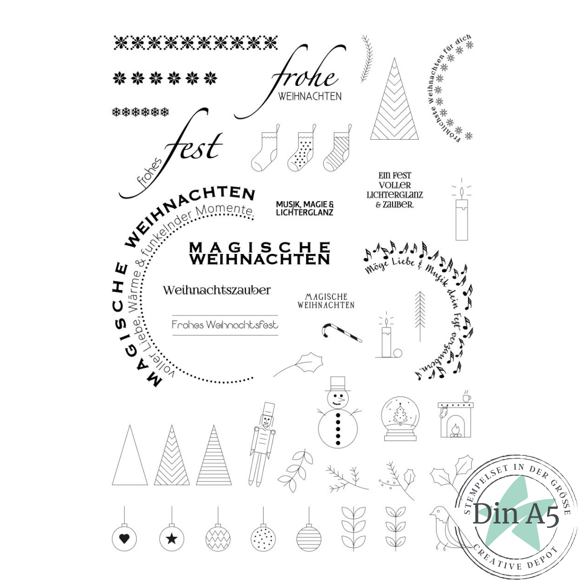 Stempelset - Weihnachts Icons