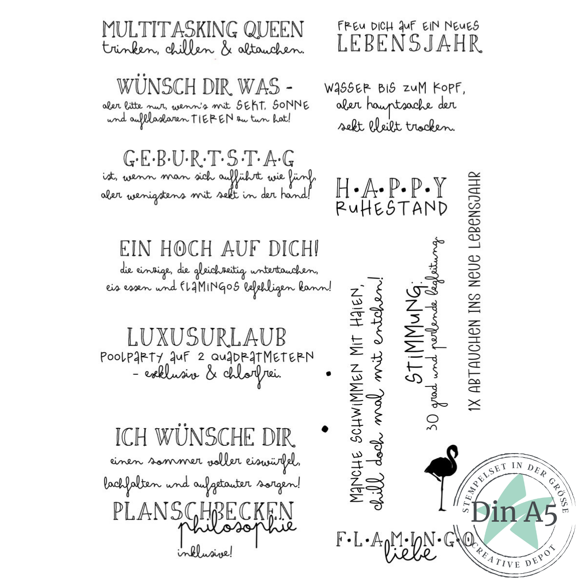Stempelset - Planschbecken-Philosophie