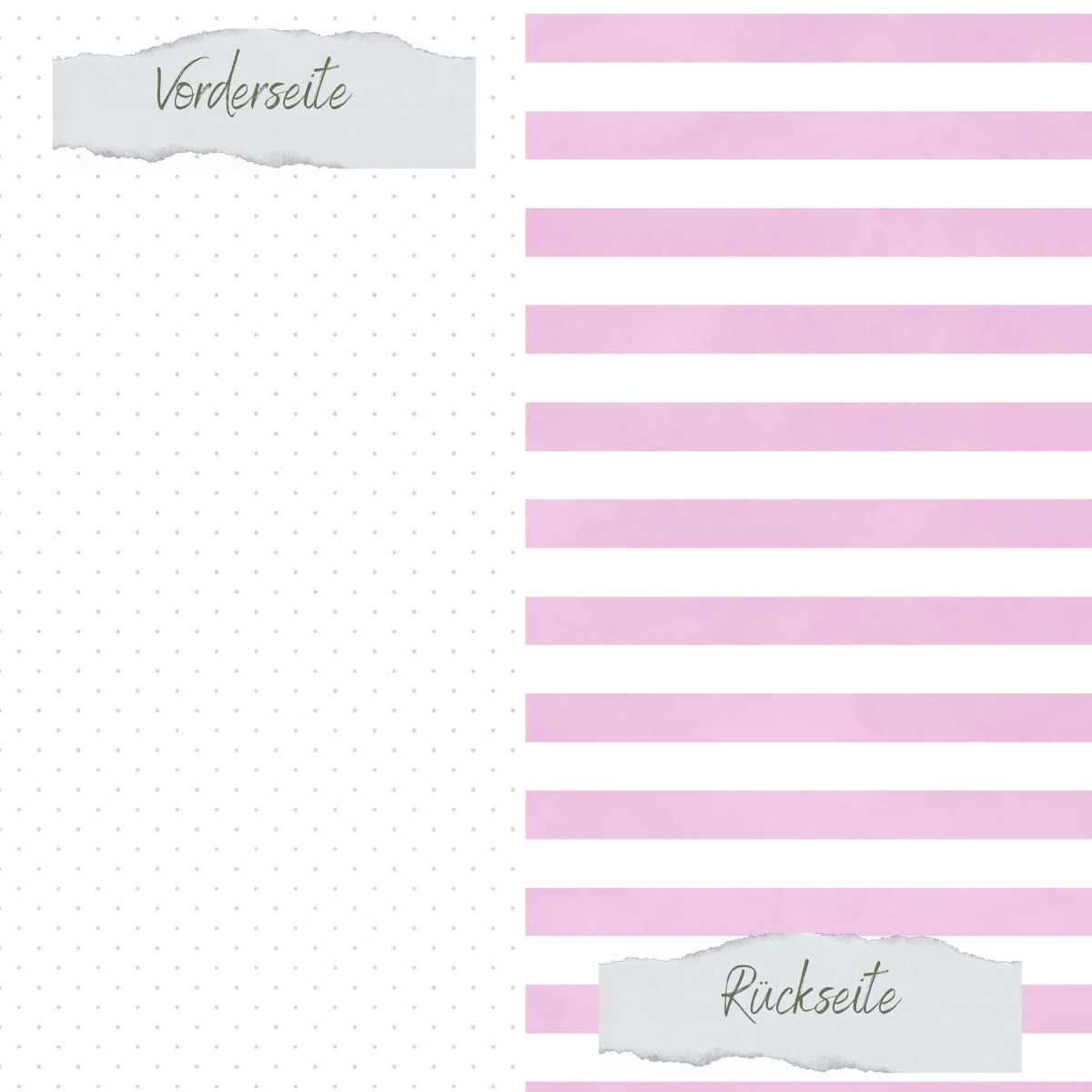 Papel de diseño - Basic - Hortensienliebe - Gepunktet + Breite Streifen - Doppelseitig bedruckt Papel de diseño - Basic - Hortensienliebe - Gepunktet + Breite Streifen - Doppelseitig bedruckt