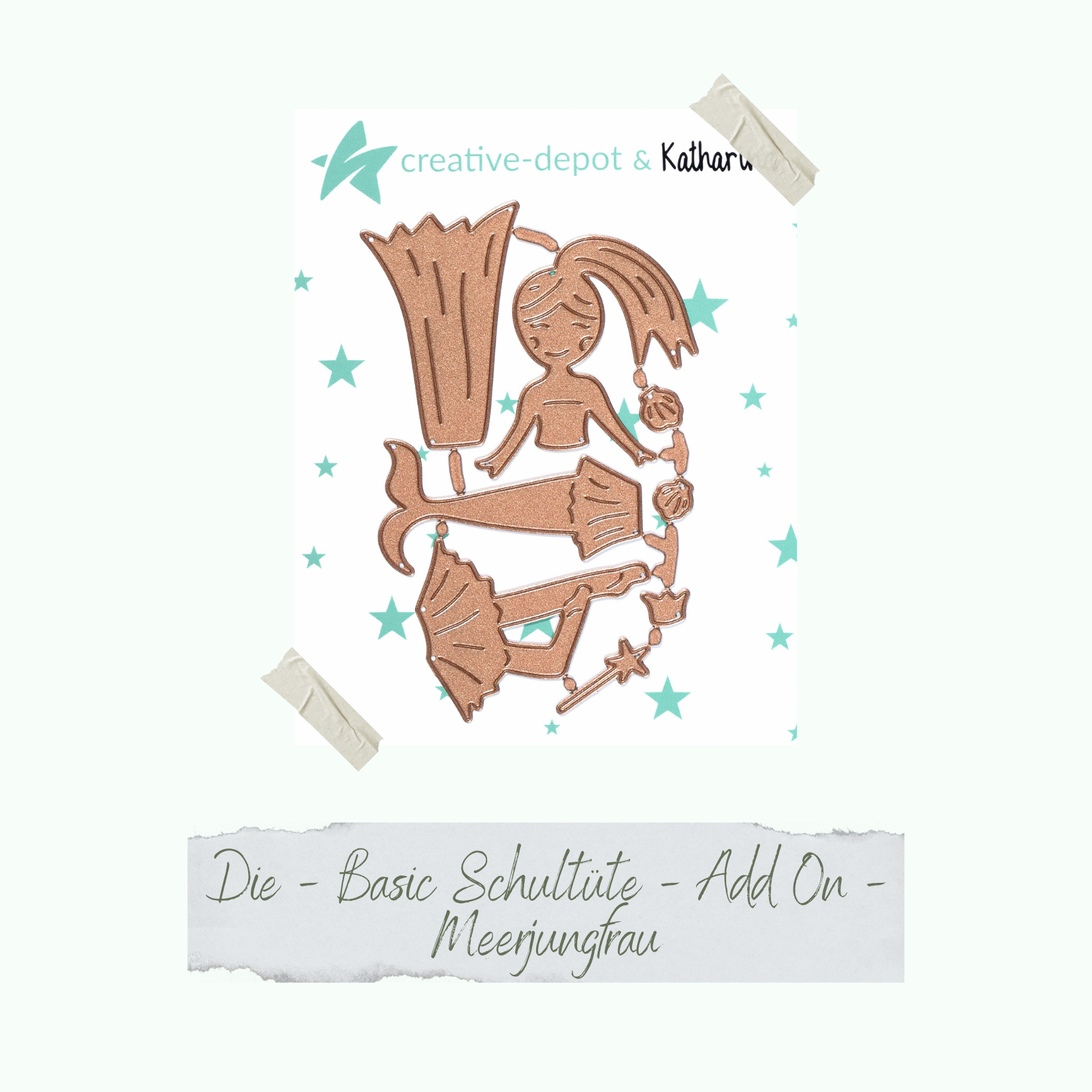 Die - Basic Schultüte - Add On - Meerjungfrau