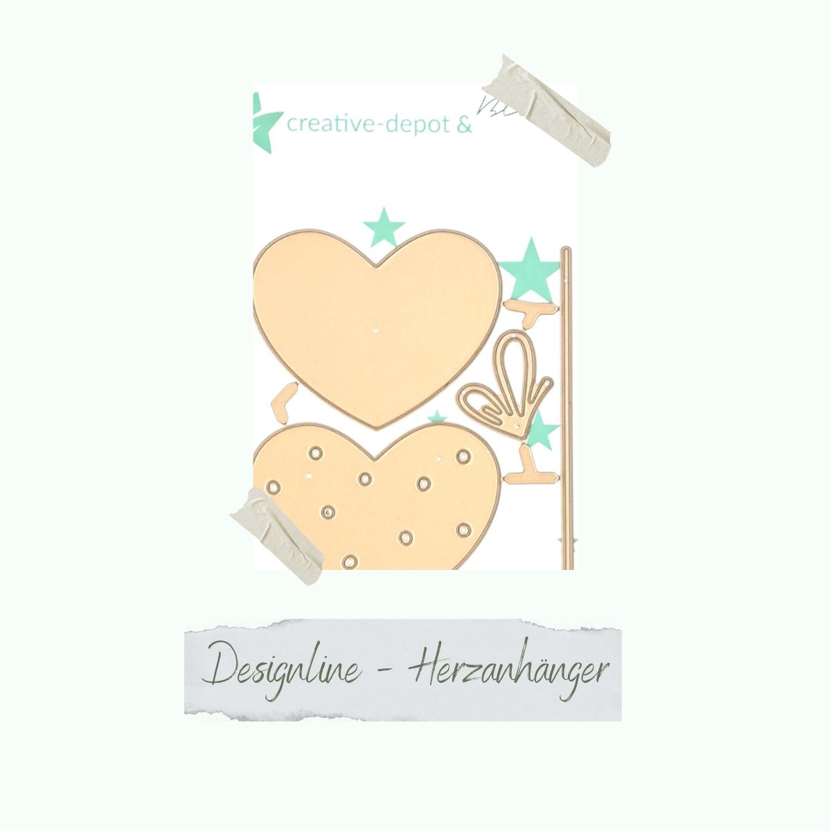 CD-Di-766-Designline-Herzanh-nger Die - Designline - Herzanhänger