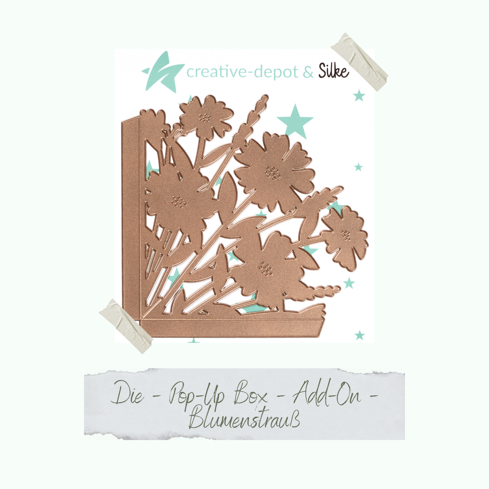 Die - Pop-Up Box - Add-On - Blumenstrauß