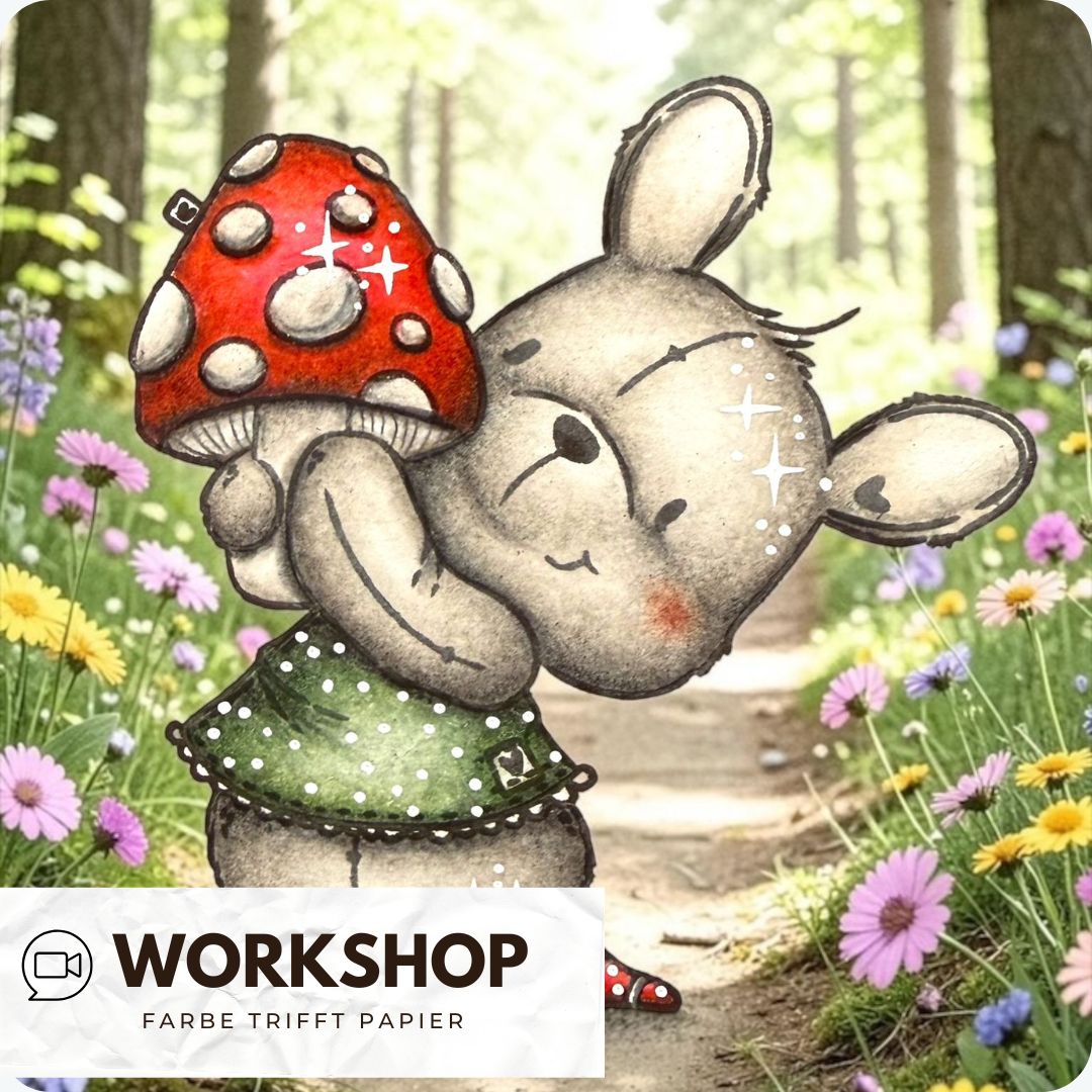Zoom Workshop mit Sabrina - Farbe trifft Papier 30.06.2026 OHNE Material