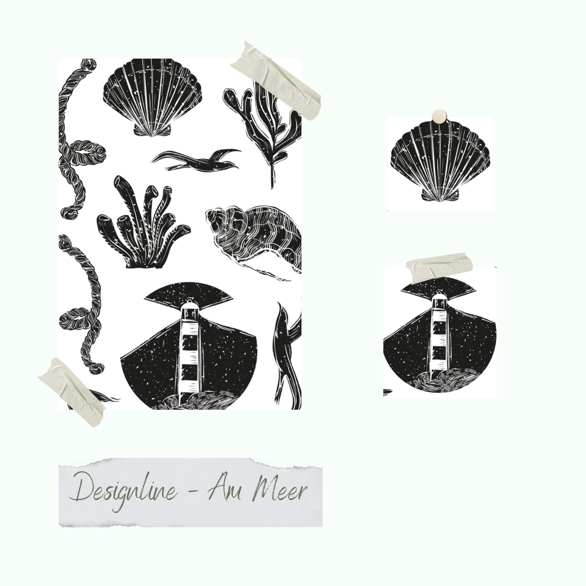 Stamp set Designline - Am Meer