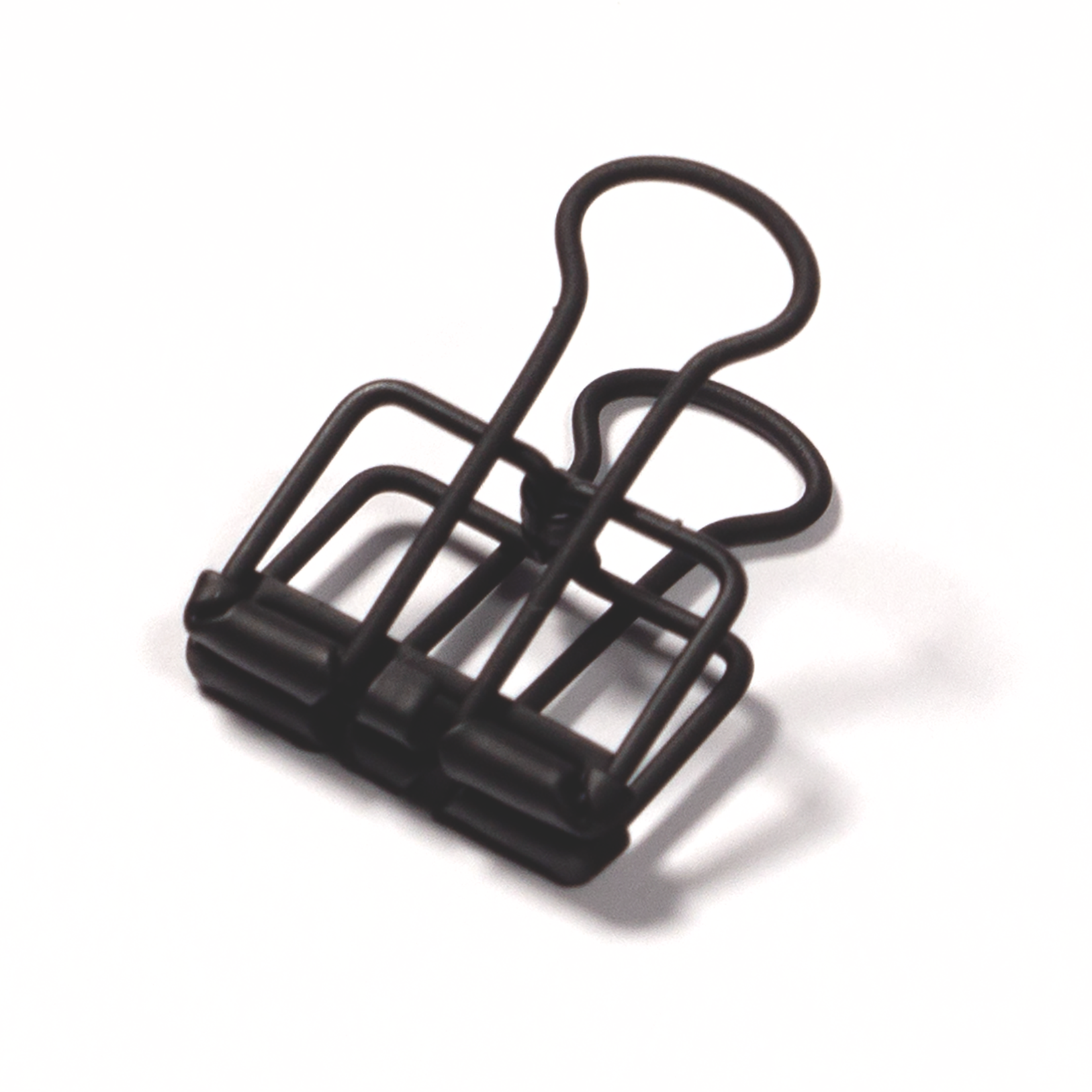 Binder Clip - Schwarz - Matt - 2,0 x 4,0 cm