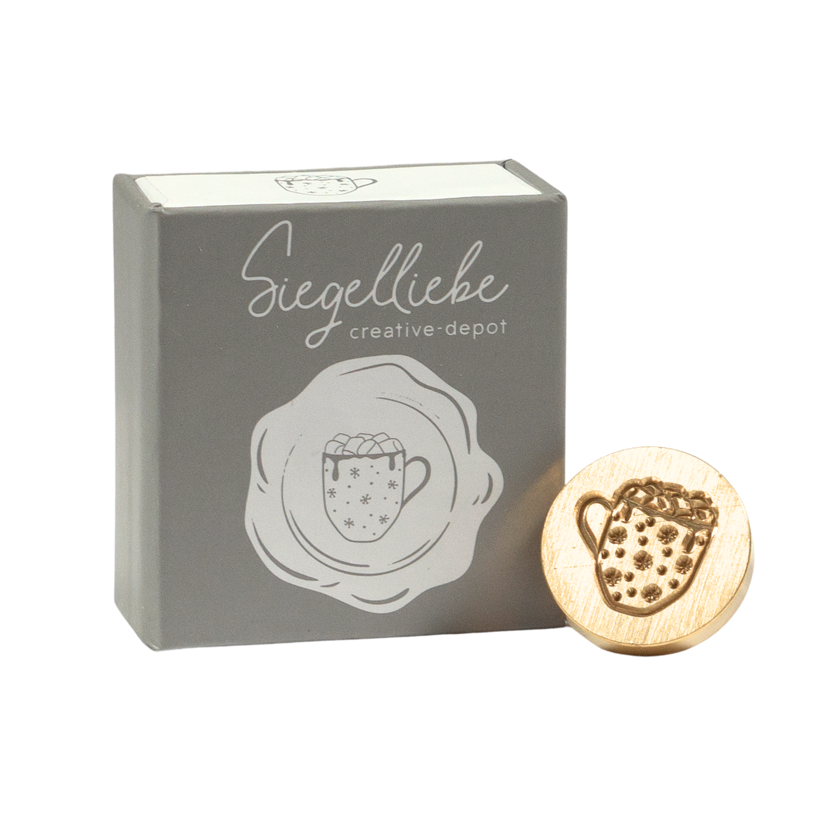 Cabeza de foca - Becher mit Marshmallows - Siegelliebe