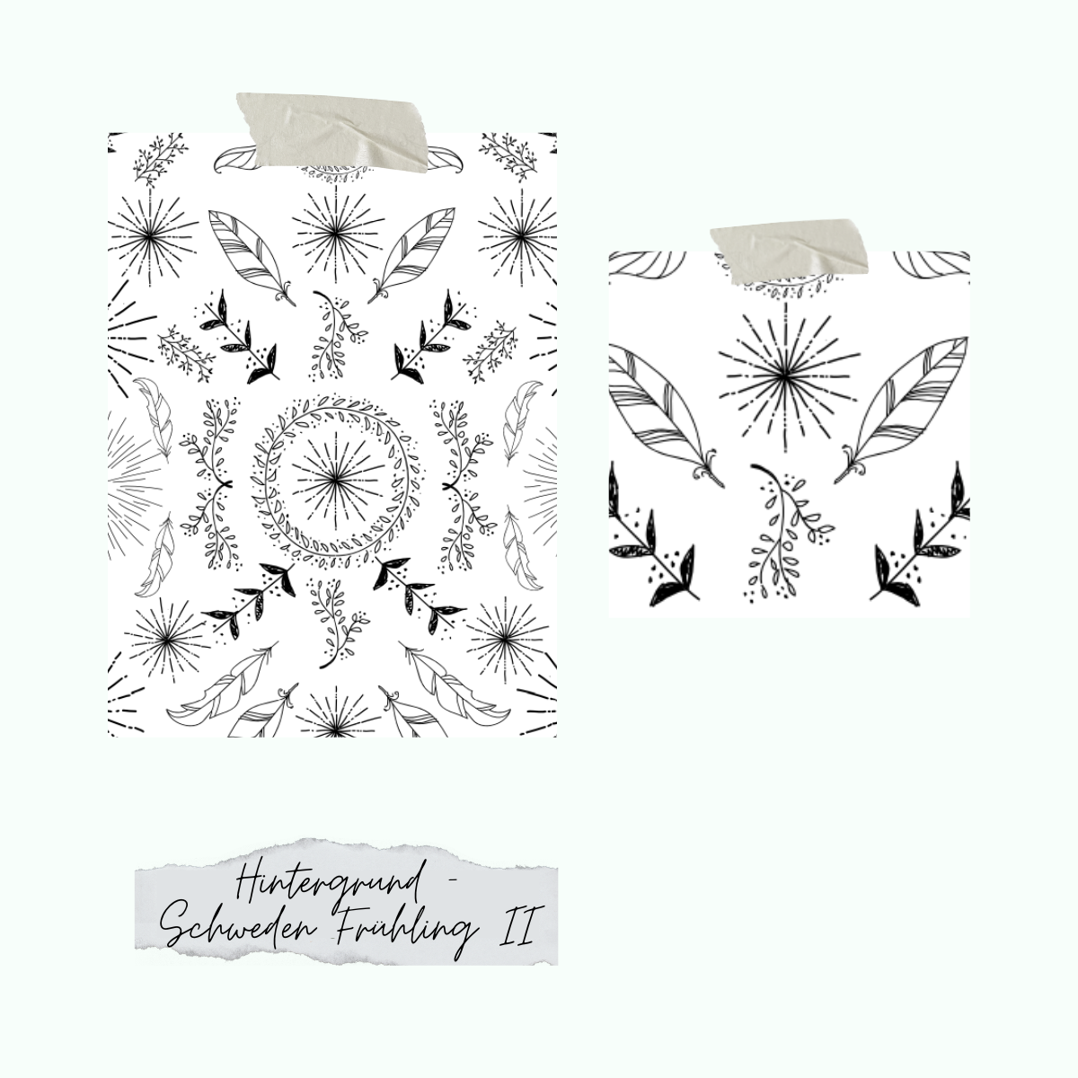 Stamp set - Background Swedish Spring II - Only while stocks last