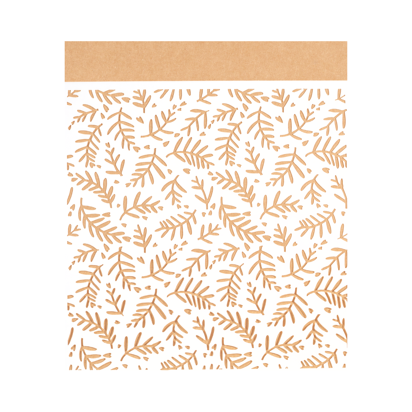 Schablone - Zweige mit Herzen