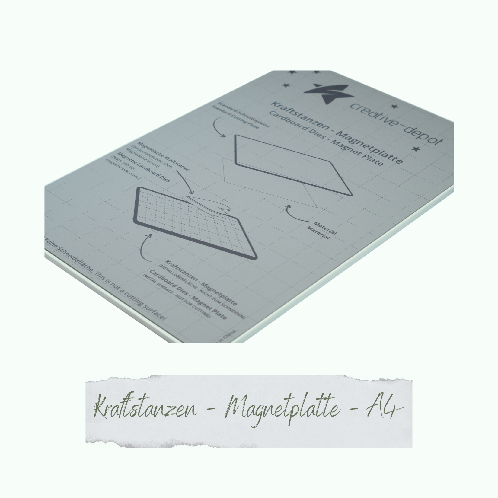 Kraftstanzen - Magnetplatte - A4