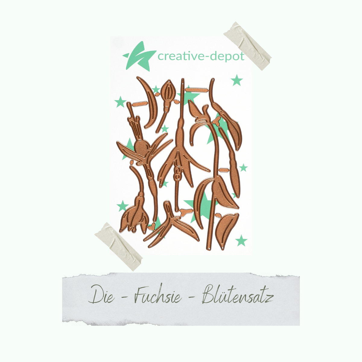 CD-Die-1248_Die-Fuchsie-Bl-tensatz Die - Fuchsie - Blütensatz