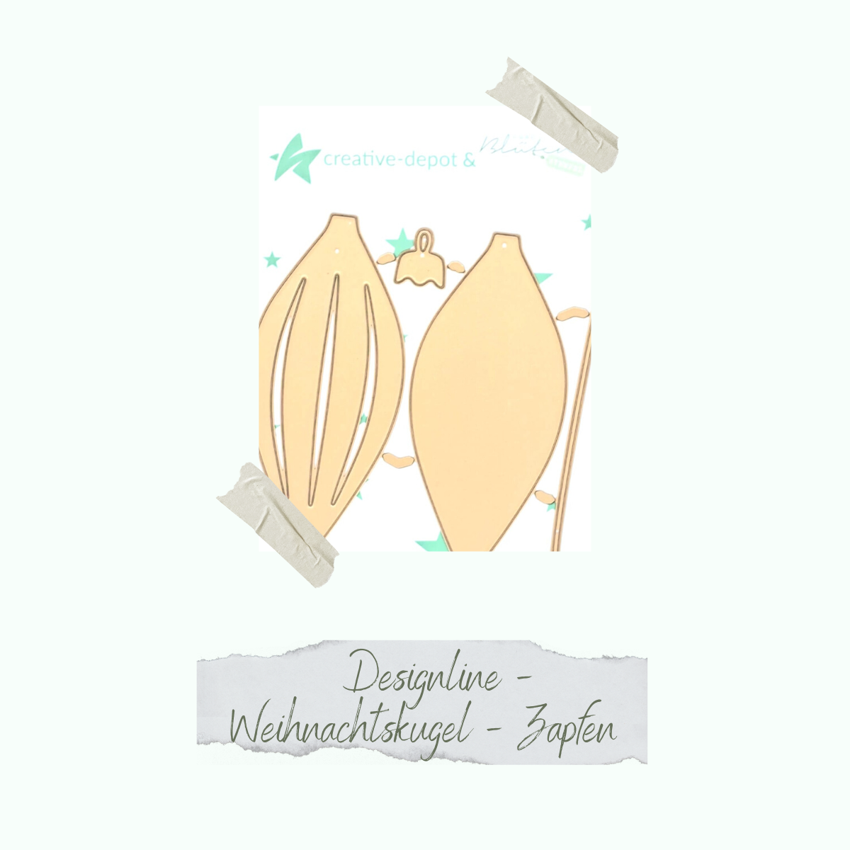 CD-Di-774-Designline-Weihnachtskugel-Zapfen Die - Designline - Weihnachtskugel - Zapfen