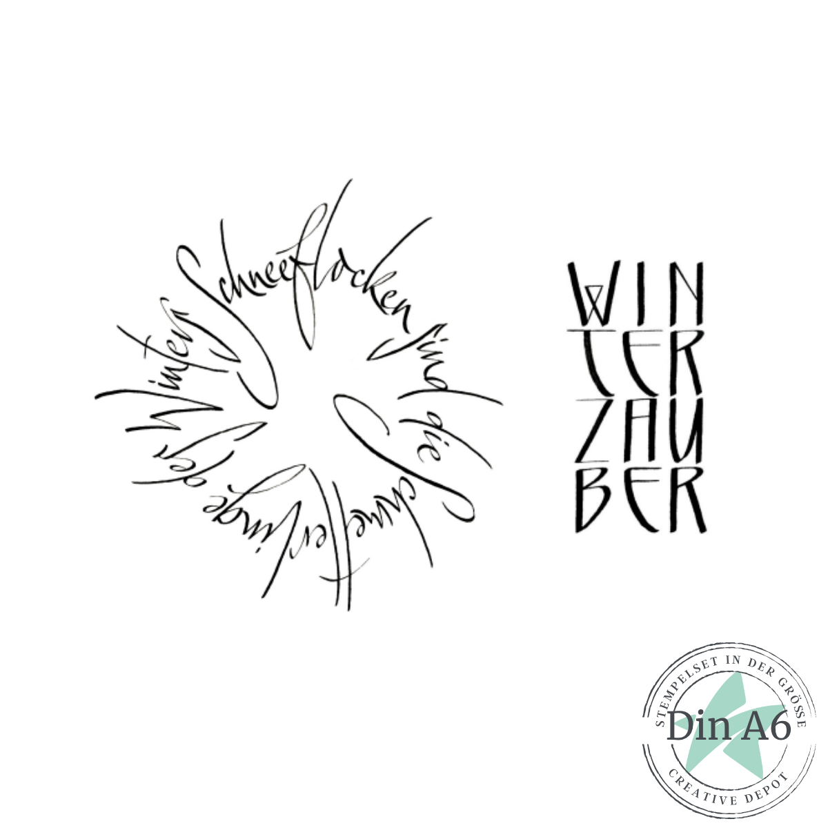Stempelset - Winterzauber