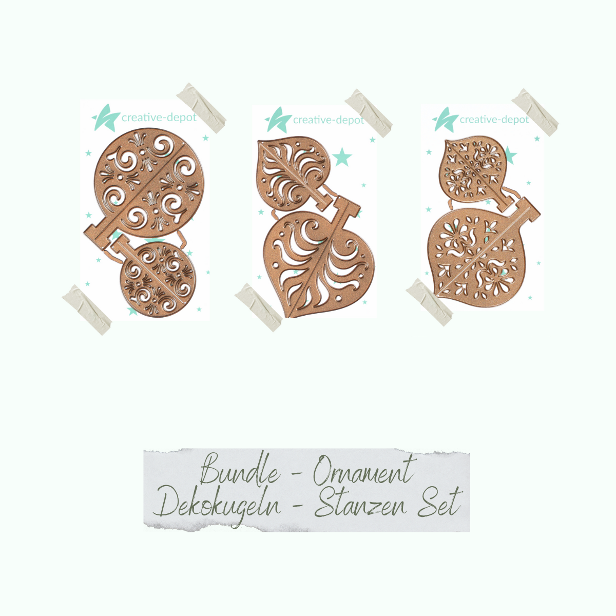 Bundle - Ornament Dekokugeln - Stanzen-Set