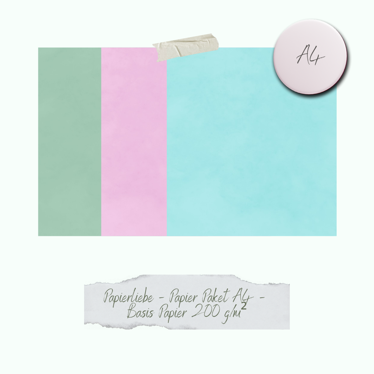 Aktionsartikel - Papierliebe - Papier Paket A4 - Basispapiere 200 g/m² -  Nur solange der Vorrat reicht Aktionsartikel - Papierliebe - Papier Paket A4 - Basispapiere 200 g/m² -  Nur solange der Vorrat reicht
