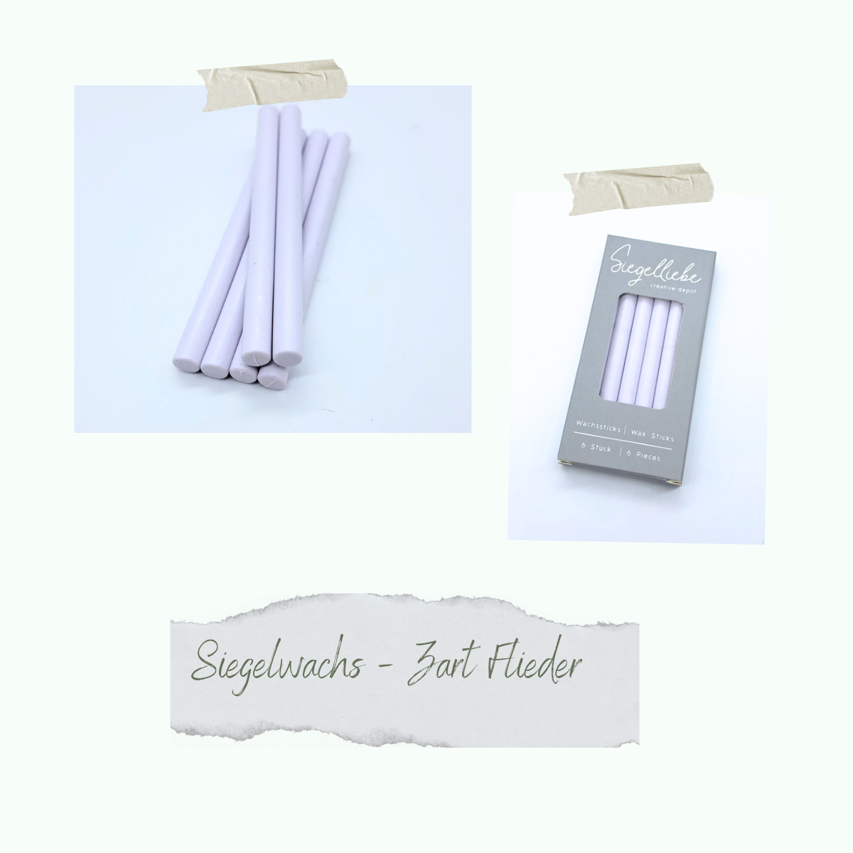 CD-SW-03494pcy4ZRLf9Qs Barritas de cera - Zarter Flieder - Siegelliebe