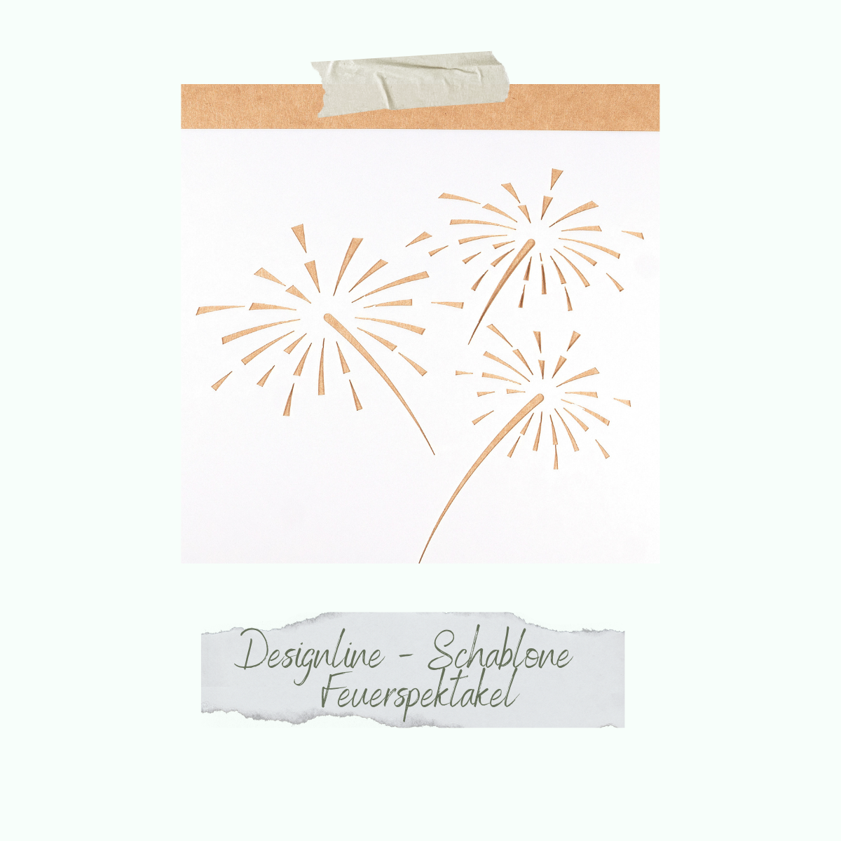Schablone - Designline - Feuerspektakel Schablone - Designline - Feuerspektakel