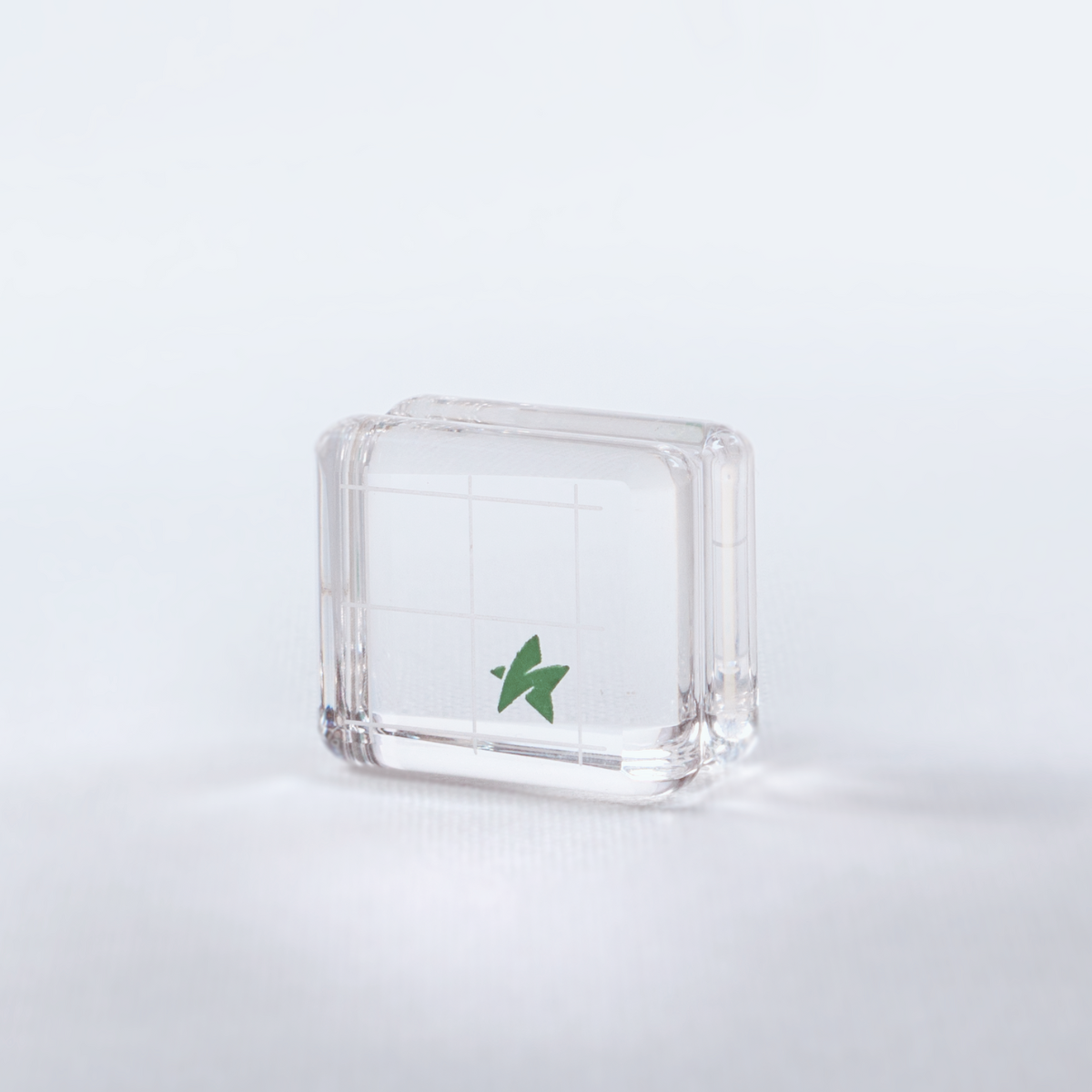CD-ZA-017_Acrylblock-rechteckig-3-0-x-3-5-cm-Seitlich Bloc acrylique - rectangulaire - 3,0 x 3,5 cm