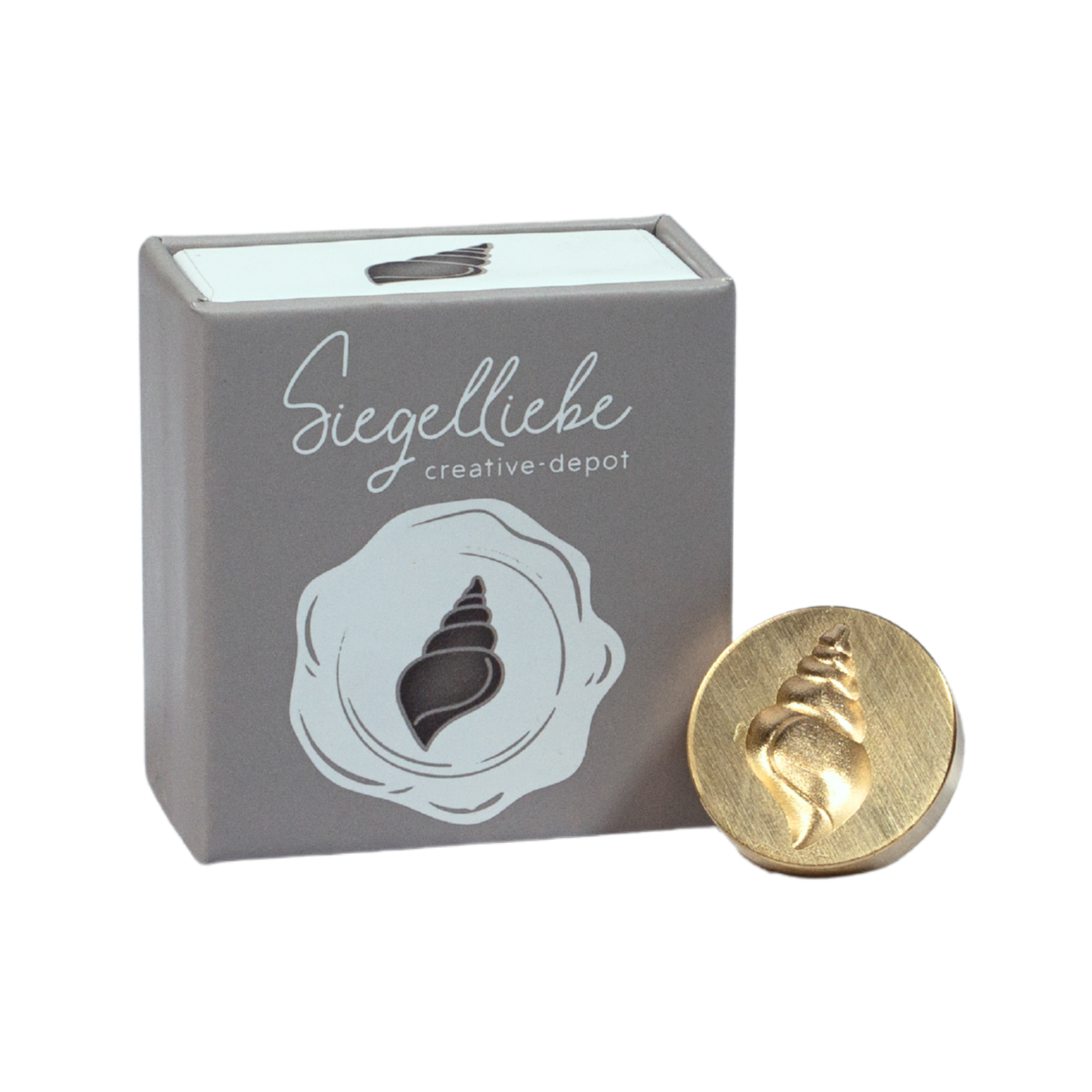 Siegelkopf - 3D Meeresschnecke - Siegelliebe