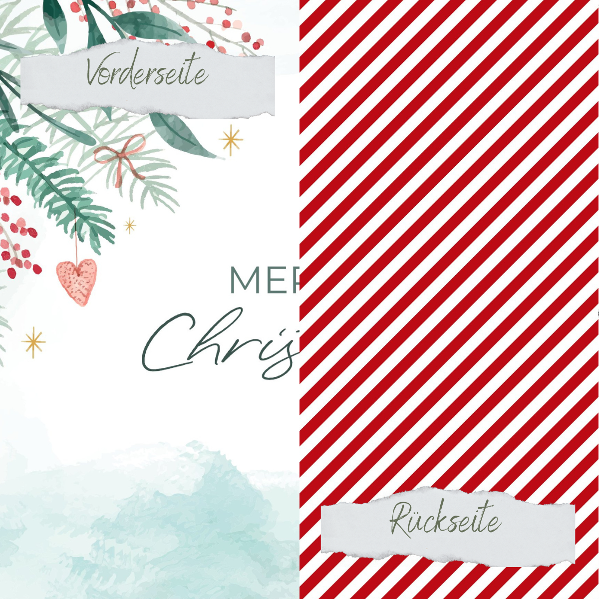 CD-DP-773 Papel de diseño - Weihnachtsfreude - Merry Christmas - Impreso por las dos caras