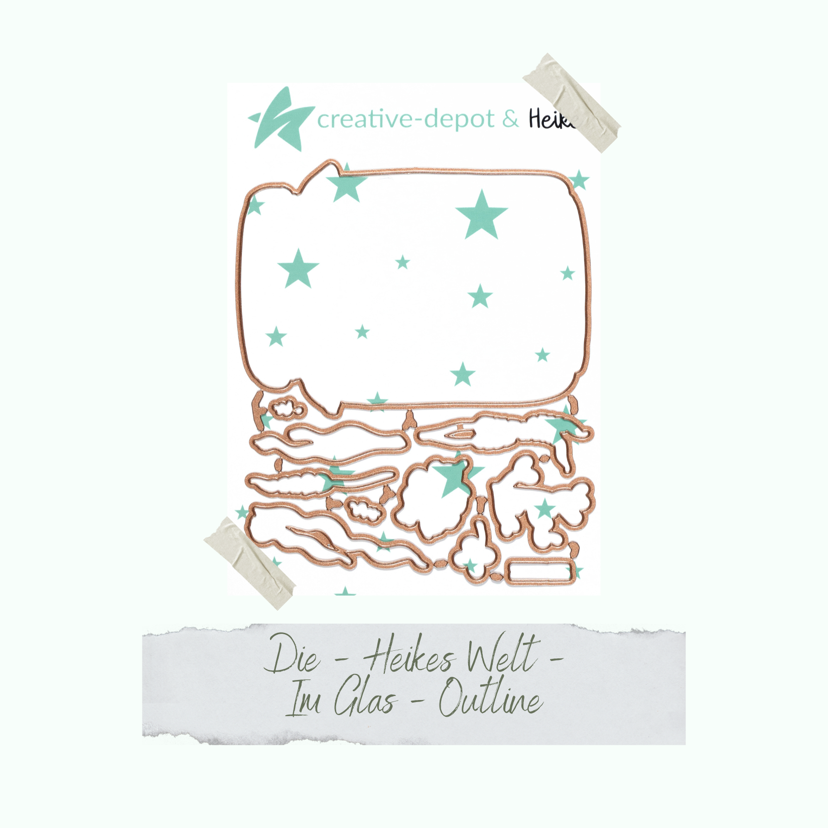 Die - Heikes Welt - Im Glas - Outline