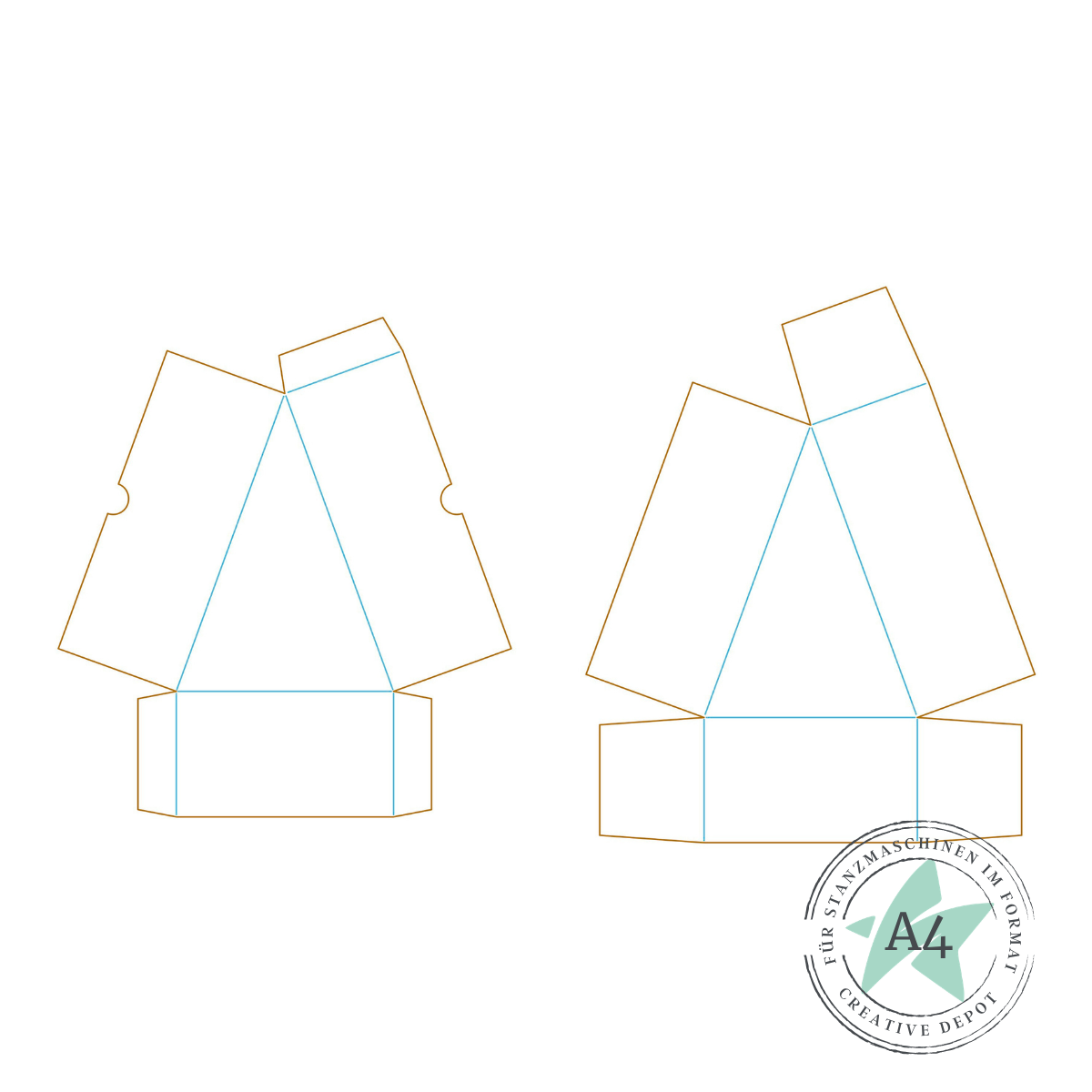 Die - Dreiecksbox - Tortenstück