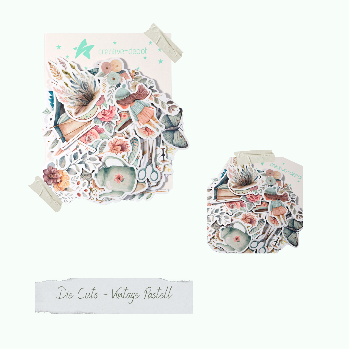 Die Cuts - Vintage Pastell