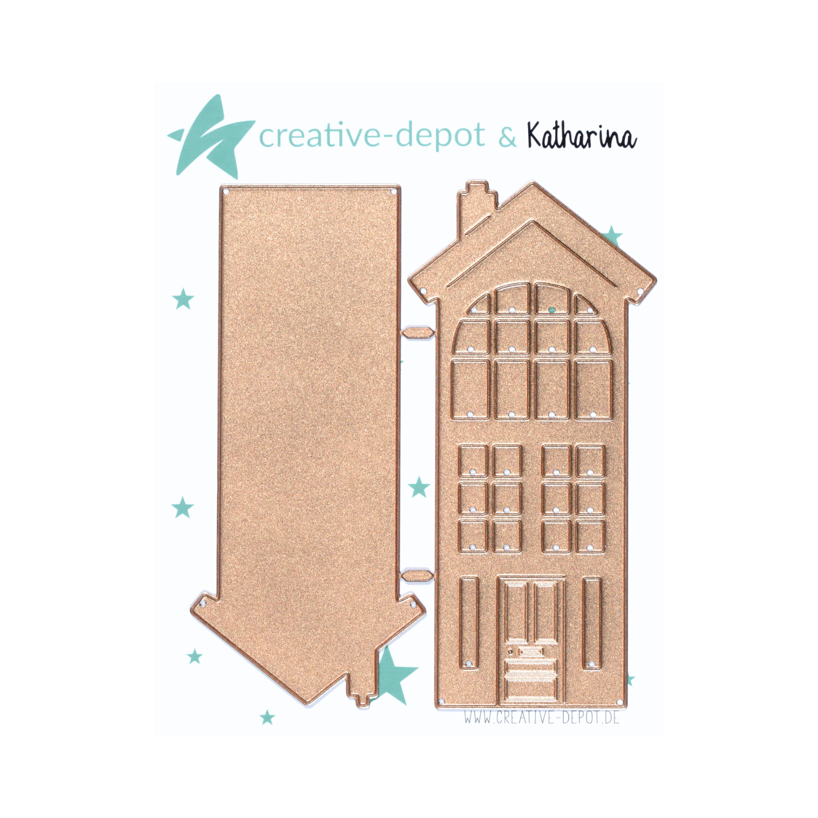 Die - Haus mit Hintergrund - Großes Fenster