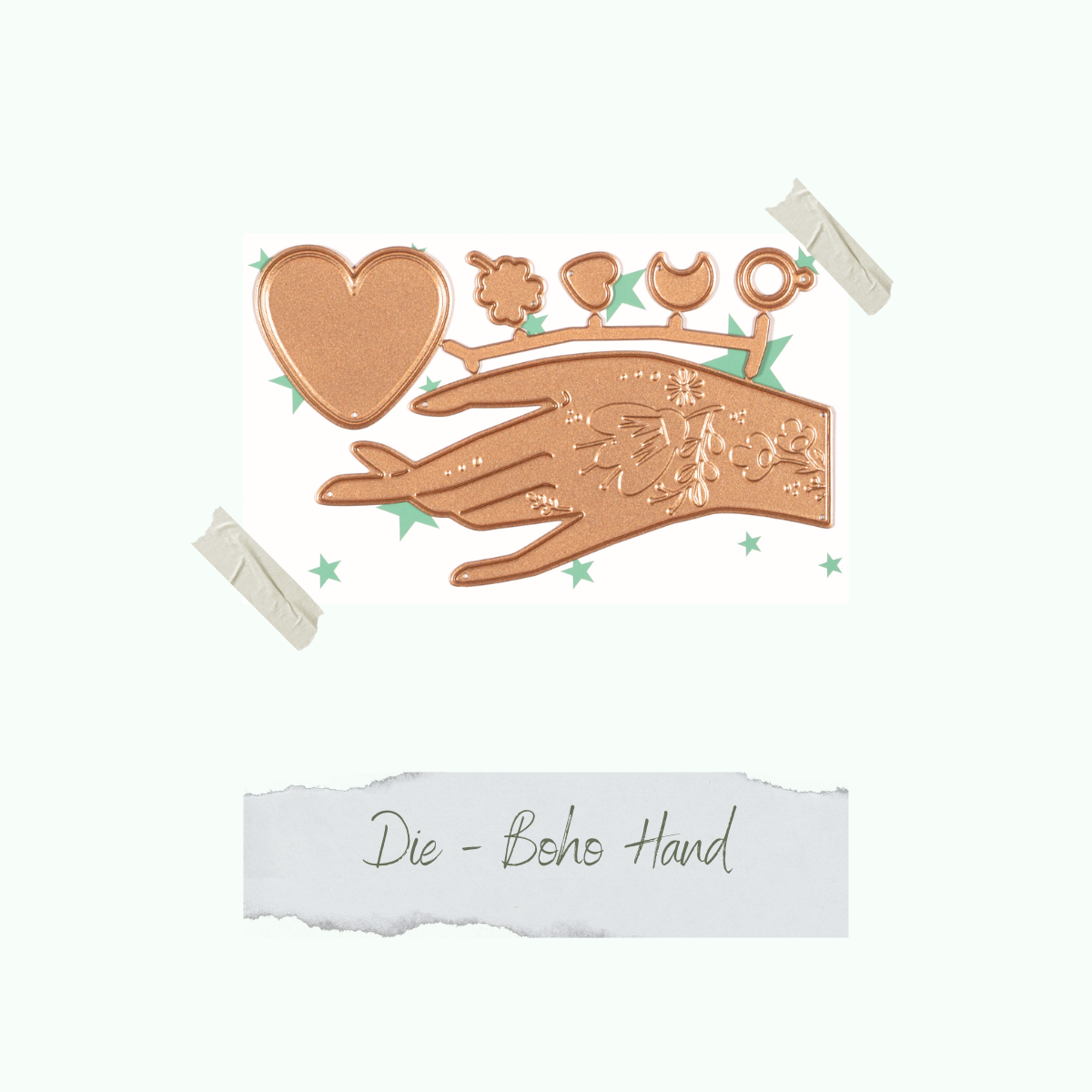 CD-Die-1091_Die-Boho-Hand Die - Boho Hand