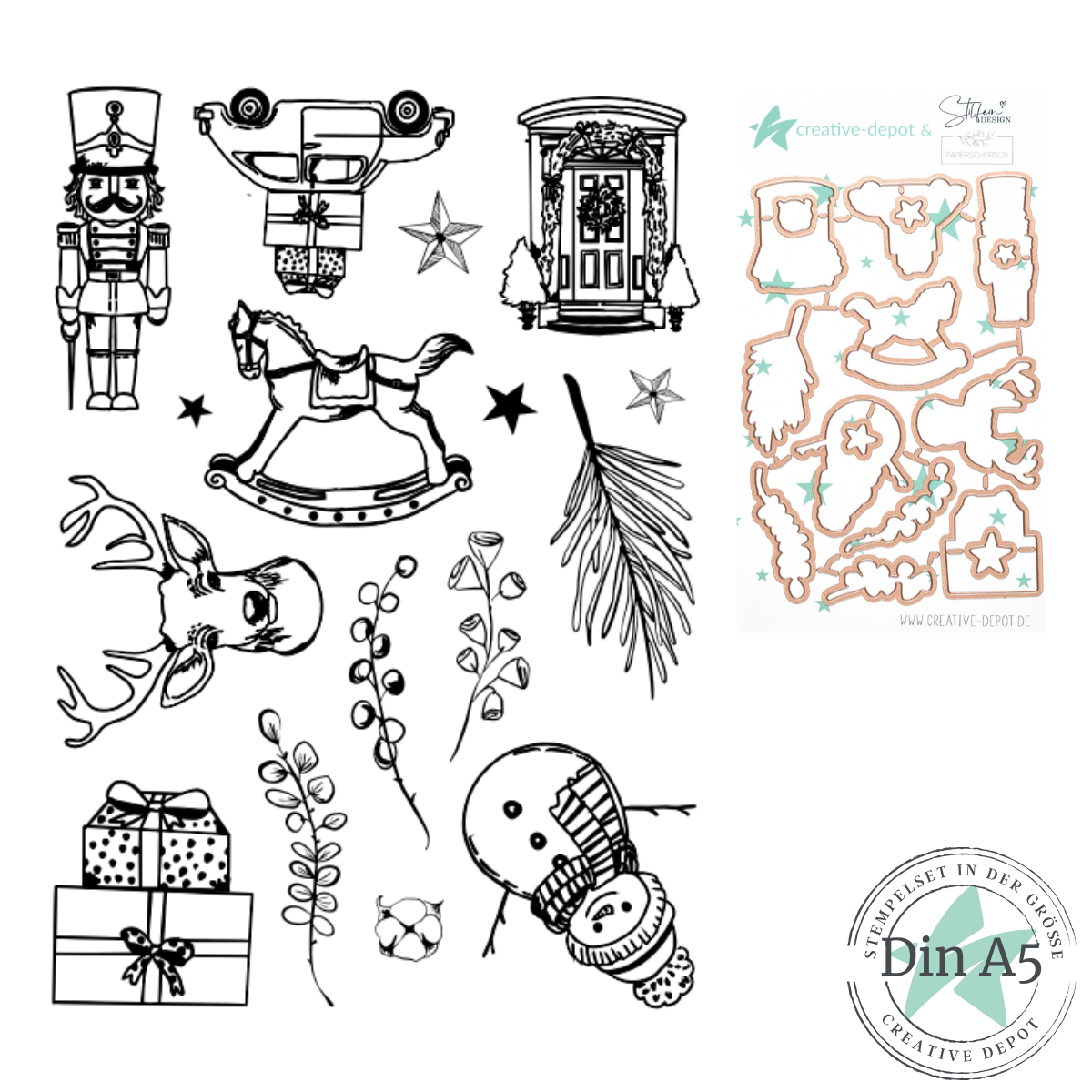 Bundle - Kartendesign - Weihnachtsmotive