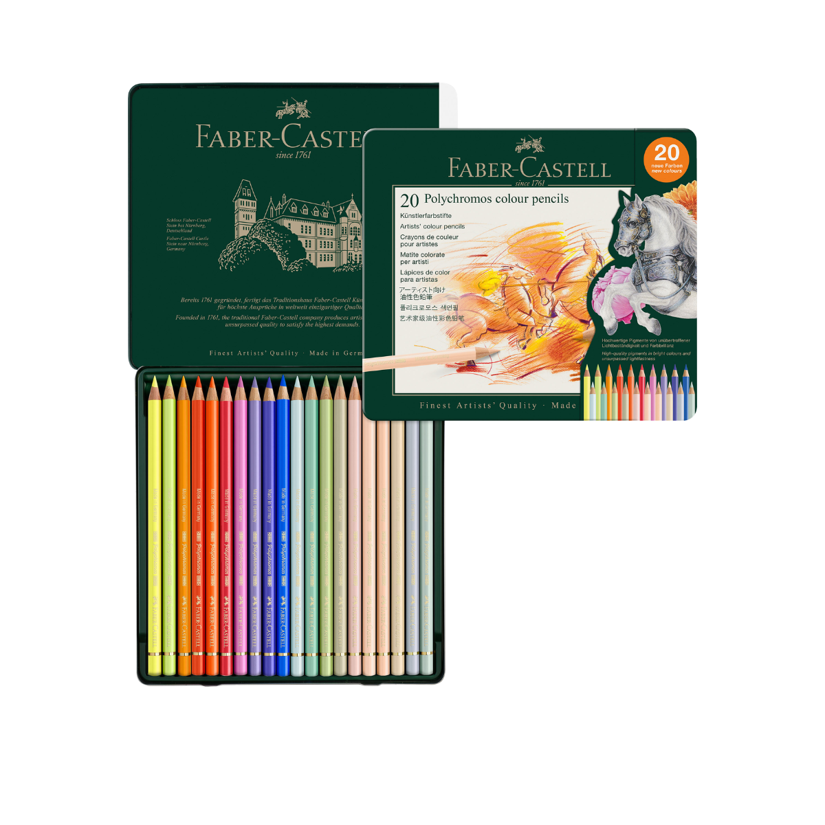 Faber Castell - Polychromos - 20er Metalletui - Neue Farben