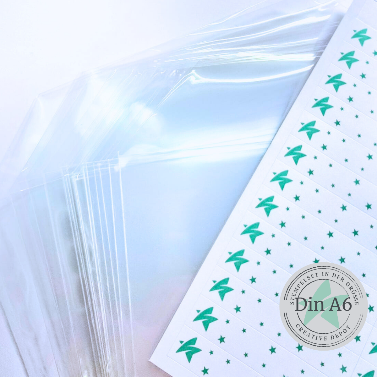 Aufbewahrungshüllen für Stempelsets - 25er Set - A6 Aufbewahrungshüllen für Stempelsets - 25er Set - A6