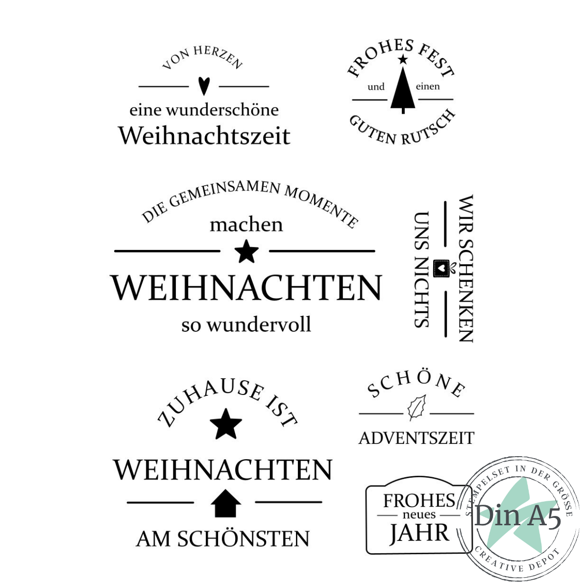 Stempelset - Eine wunderschöne Weihnachtszeit