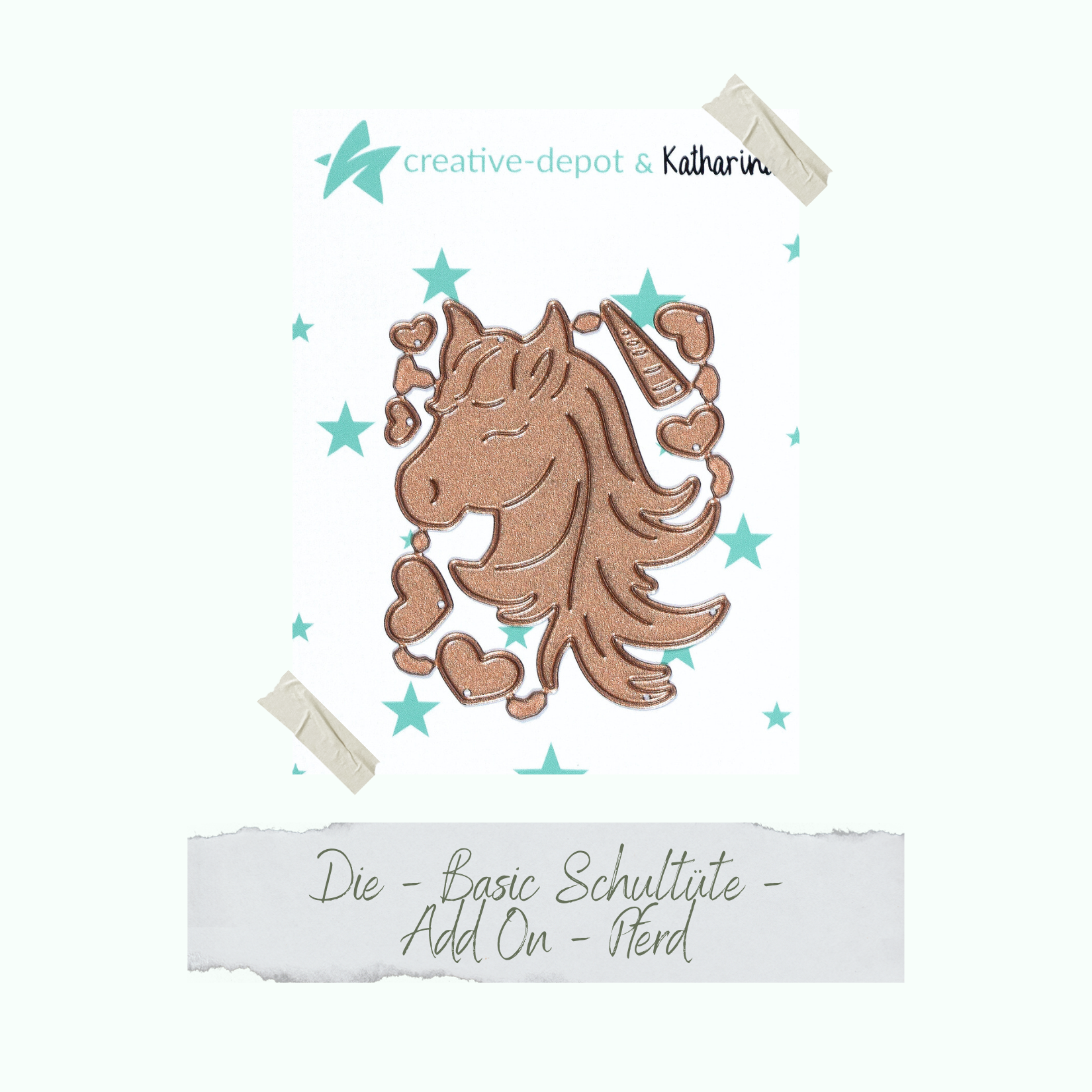 Die - Basic Schultüte - Add On - Pferd