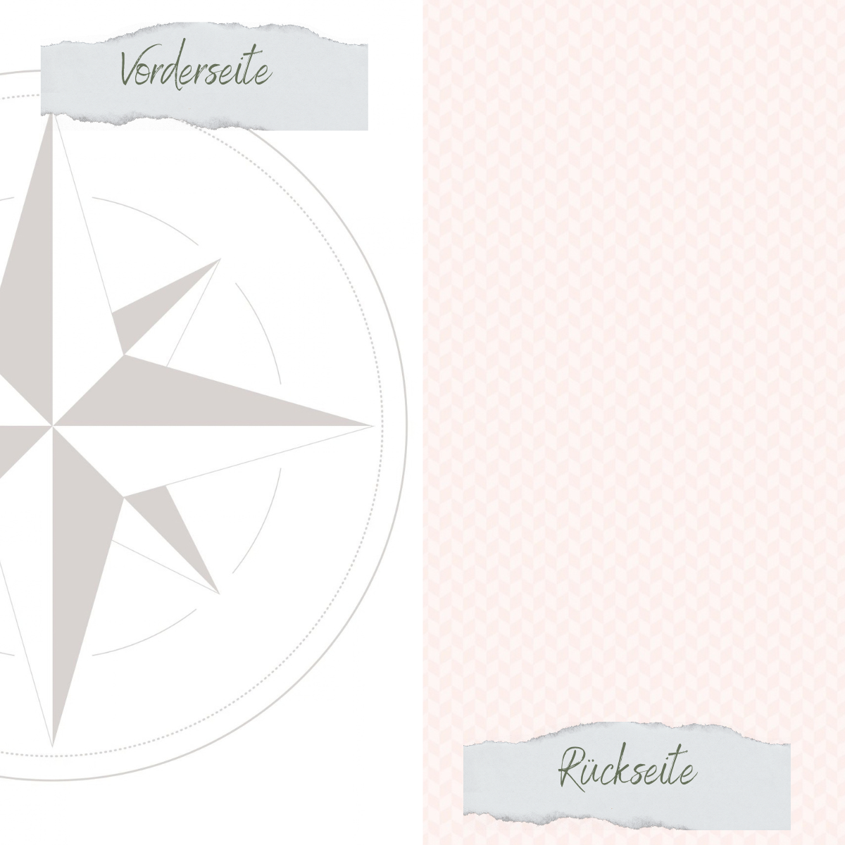 Papier design - Scrapliebe - Lüttes Glück - Rose des vents - Imprimé recto-verso