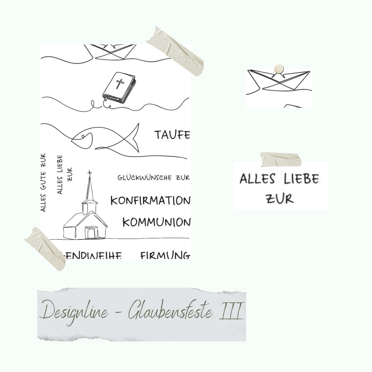 Stempelset - Designline - Glaubensfest III Stempelset - Designline - Glaubensfest III