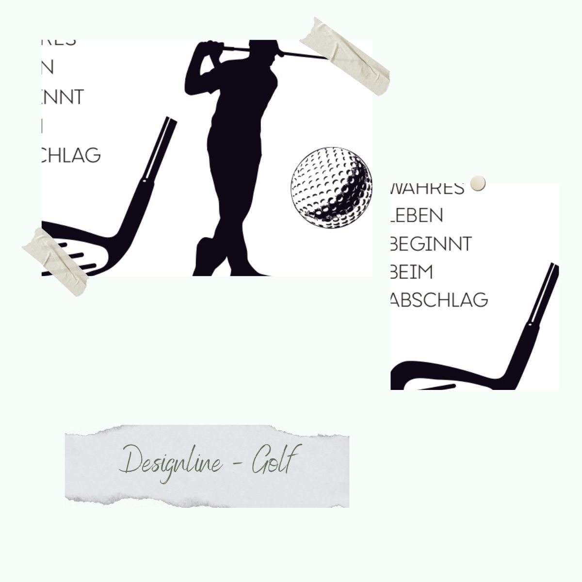 Stamp set - Designline - Golf