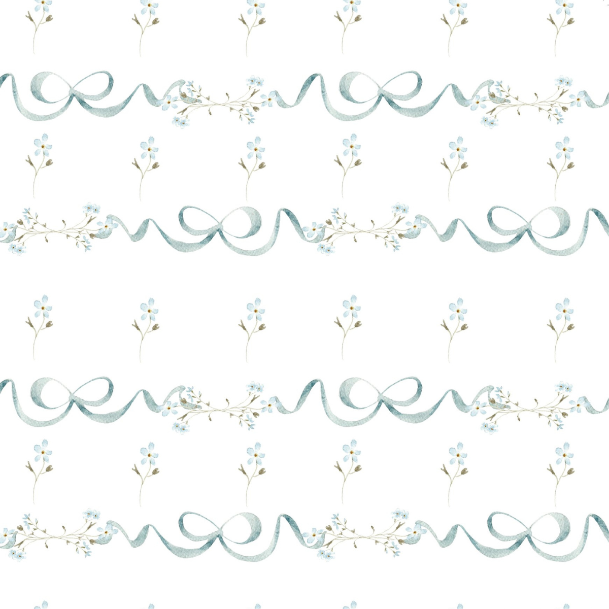 Papel de diseño - Frühlingsband - blau Papel de diseño - Frühlingsband - blau