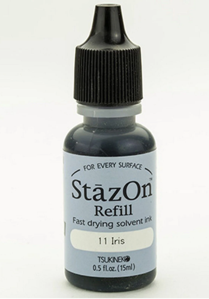 StazOn - Nachfülltinte - Iris 15ml