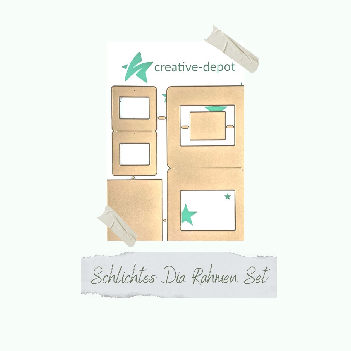 CD-Di-806-Schlichtes-Dia-Rahmen-Set Die - Schlichtes Dia Rahmen Set