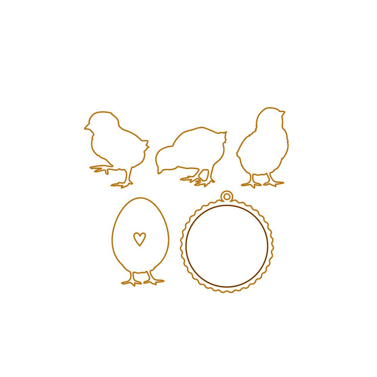 Die - Küken mit Anhänger 