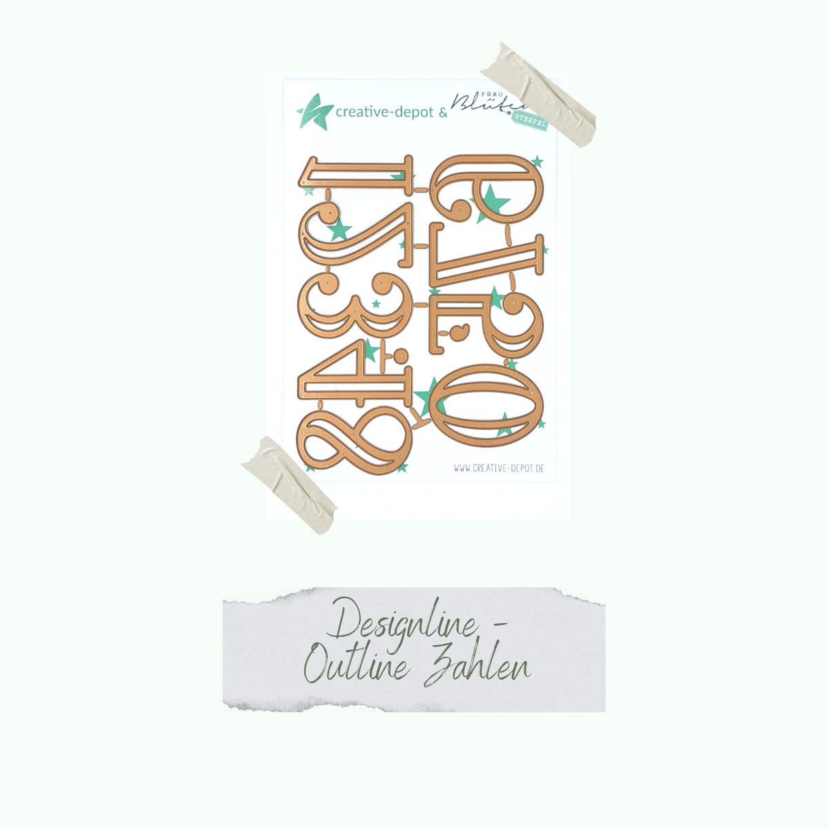 CD-Di-900IHyFkWmpwLVfd Die - Designline - Outline Zahlen