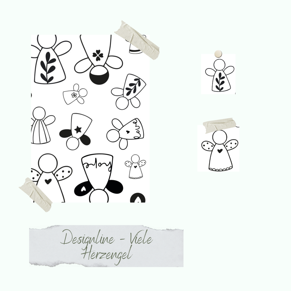 Sello - Designline - Viele Herzengel Sello - Designline - Viele Herzengel
