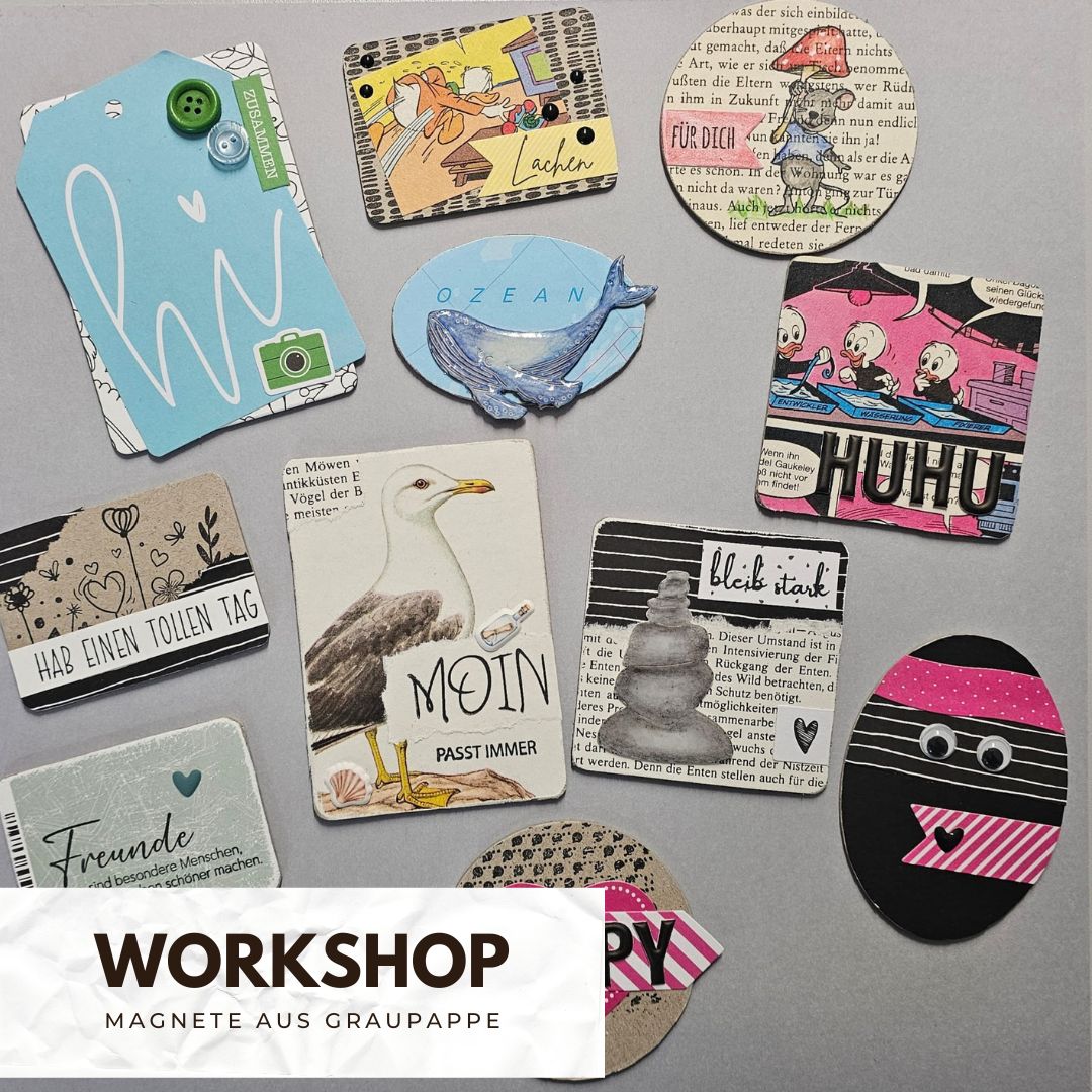 Workshop Assel Magnete aus Graupappe 25.06.2026