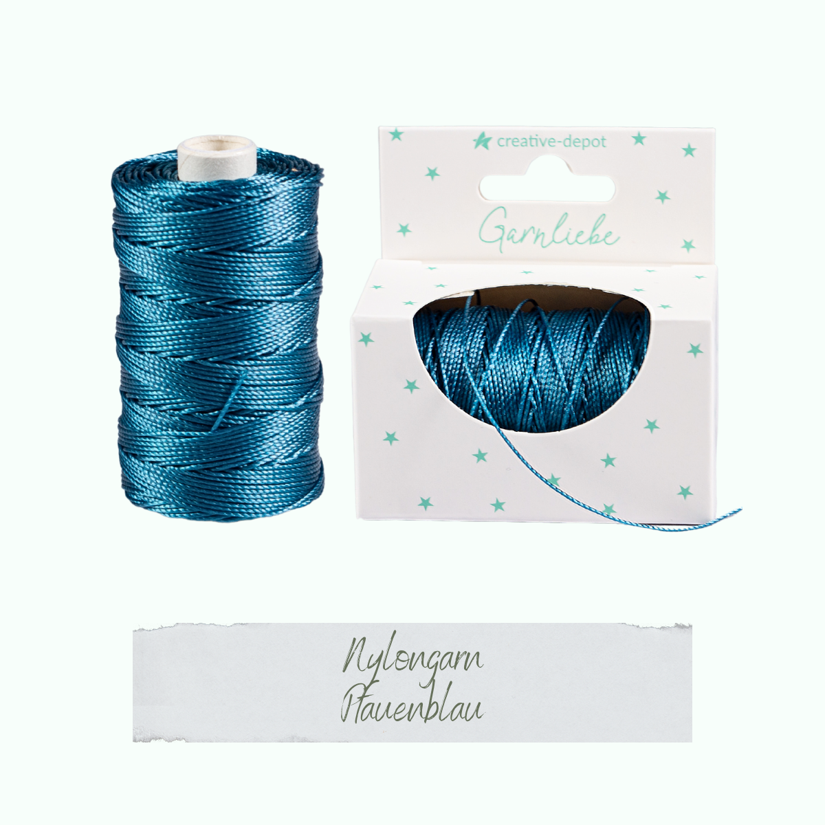 Nylongarn - Pfauenblau - Garnliebe Nylongarn - Pfauenblau - Garnliebe