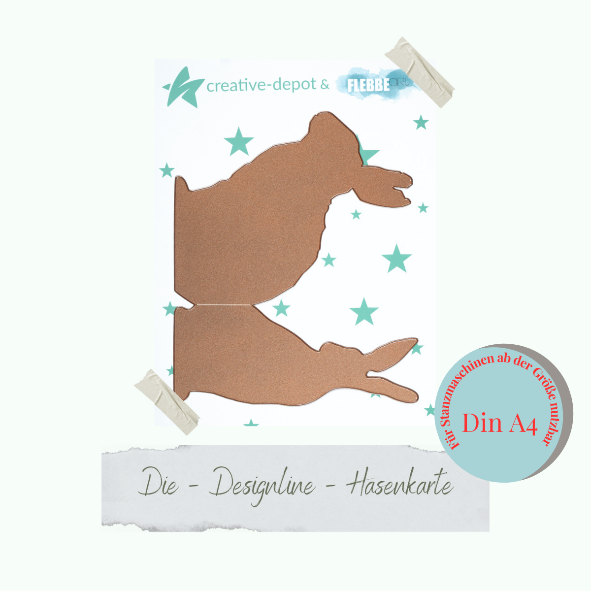 Die - Designline - Hasenkarte Die - Designline - Hasenkarte