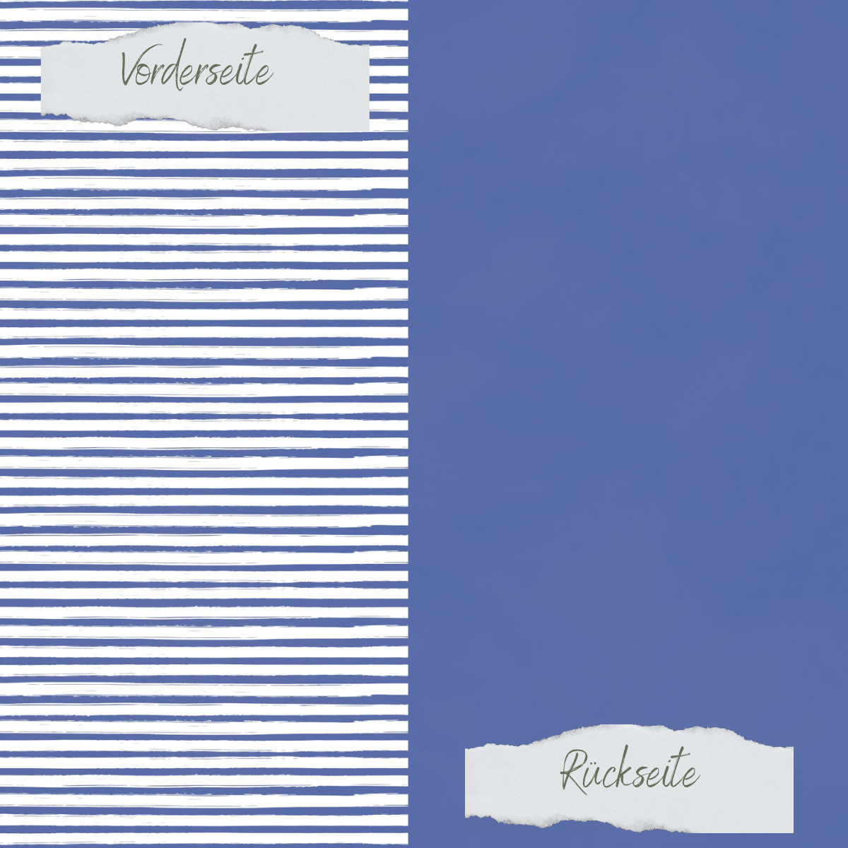 B-Ware - Designpapier - Basic - Jeansblau - Streifen + Uni - Doppelseitig bedruckt B-Ware - Designpapier - Basic - Jeansblau - Streifen + Uni - Doppelseitig bedruckt