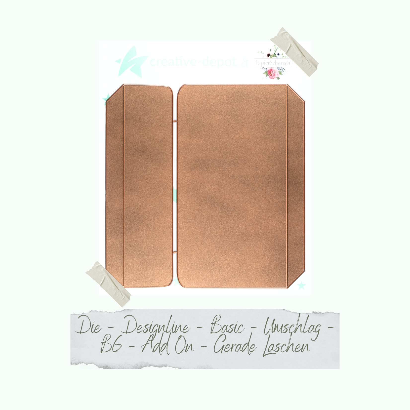 Basic - Designline - Basic - Umschlag - B6 - Add On - Gerade Laschen Basic - Designline - Basic - Umschlag - B6 - Add On - Gerade Laschen